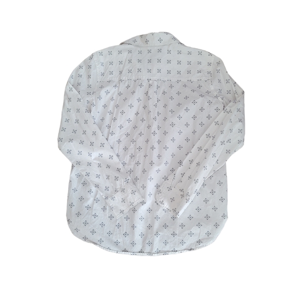 Prince & Fox White Printed Button Down Shirt - Picture 2 of 5